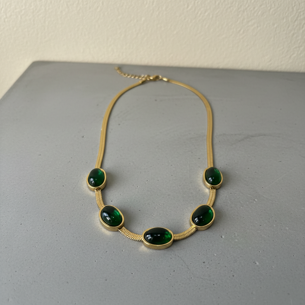 Marble Stone Necklace