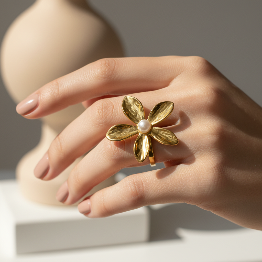 Flower Statement Ring