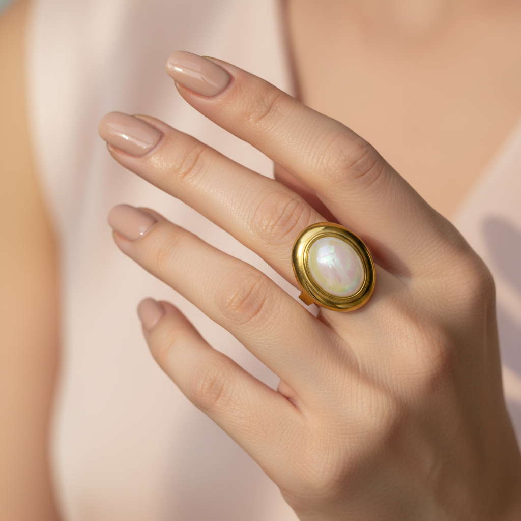 Oval Statement Ring
