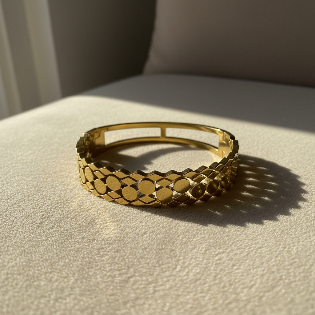 Golden Luxe Adjustable Bangle
