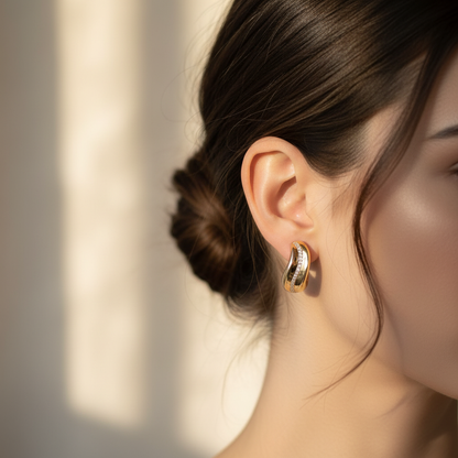 Casual Party Earrings-Gold