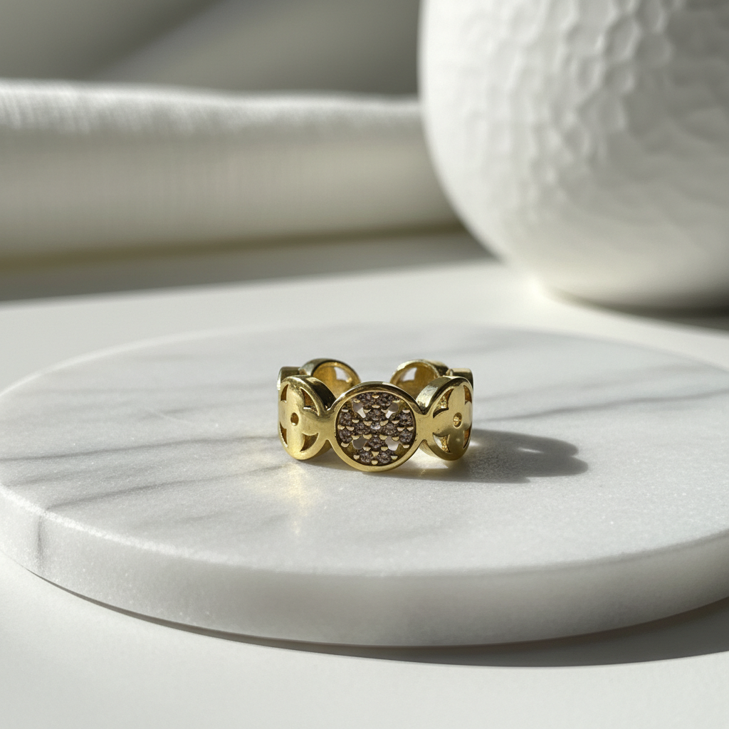 Radiant Coin Golden Ring