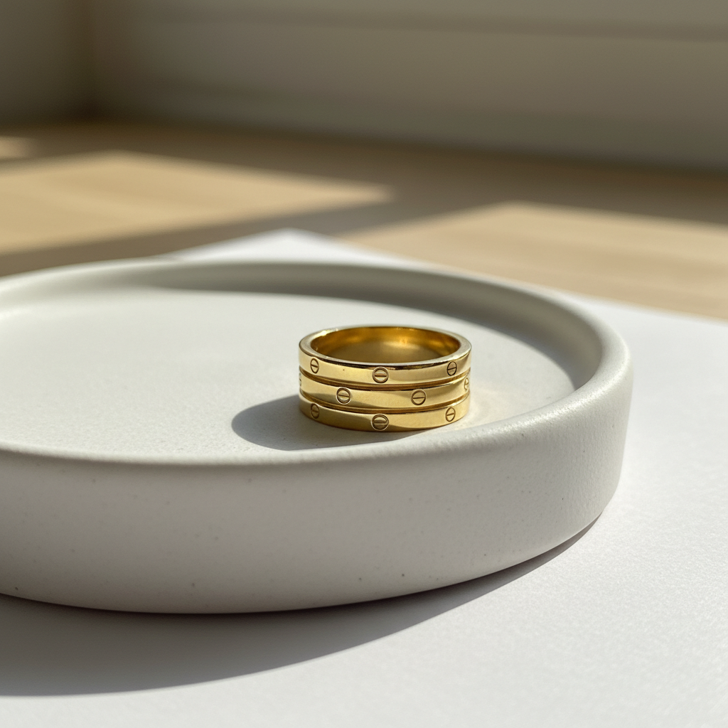 Triple Band Golden Ring