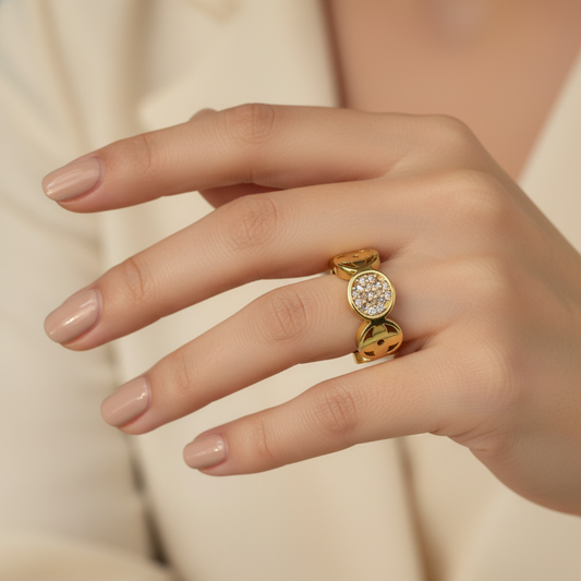 Radiant Coin Golden Ring