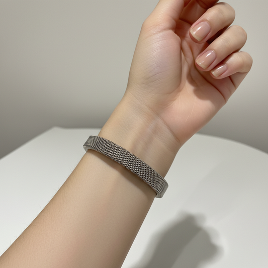 Simple Mesh Stainless Steel Bracelet