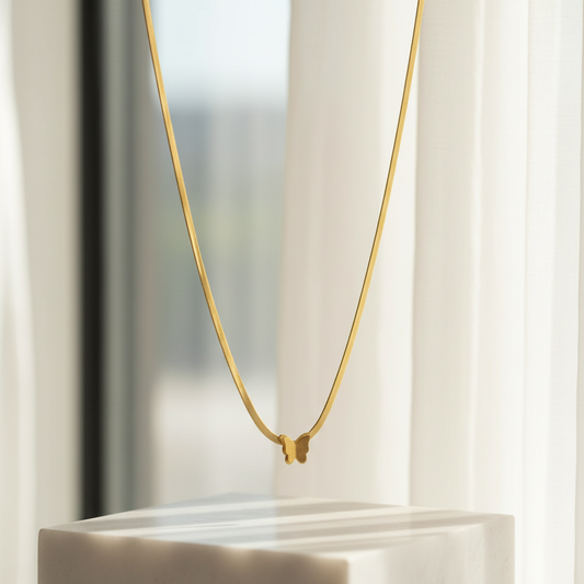 Butterfly Pendant Necklace