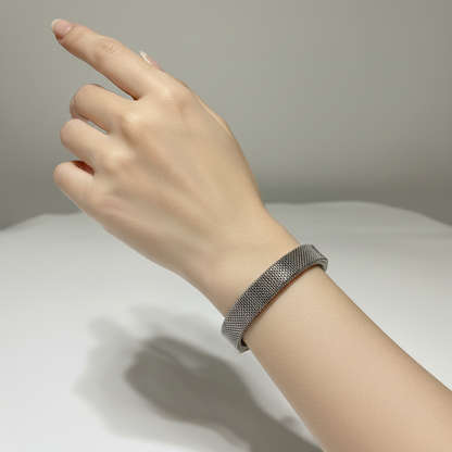 Simple Mesh Stainless Steel Bracelet