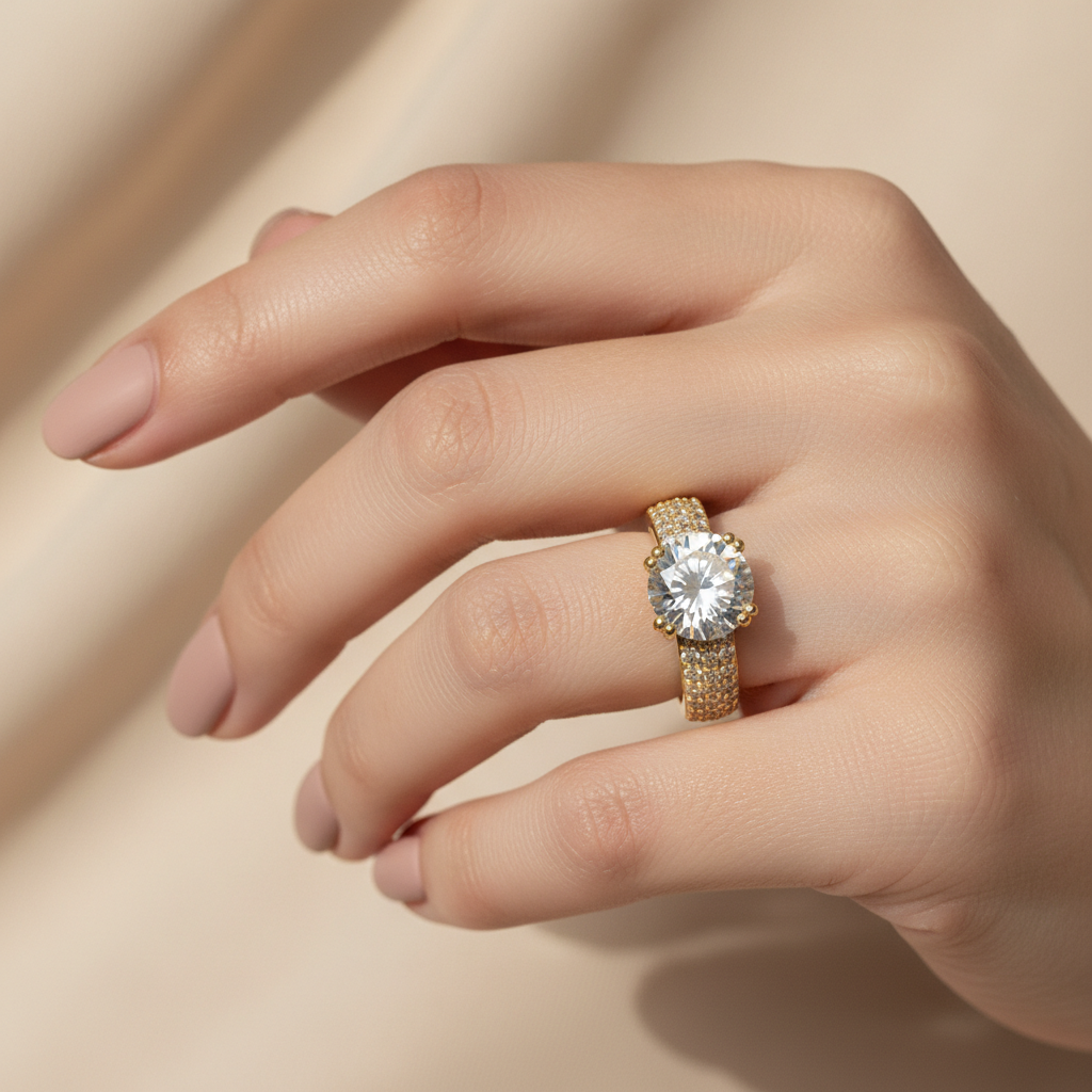 Celeste Spark Promise Ring