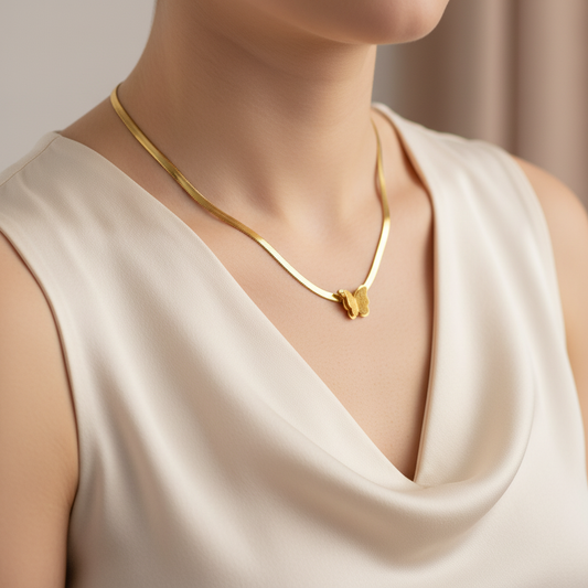 Butterfly Pendant Necklace