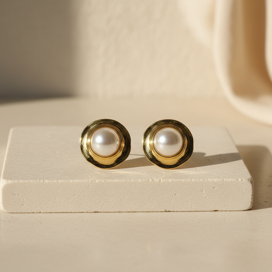 Pearl Stud Earrings