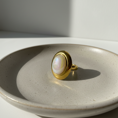 Oval Statement Ring